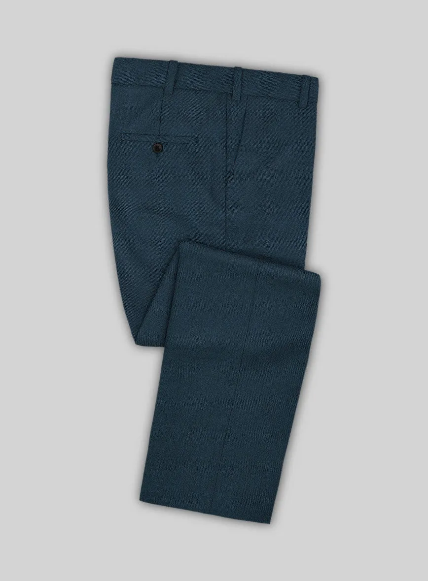 Reda Flexo Teal Blue Wool Suit