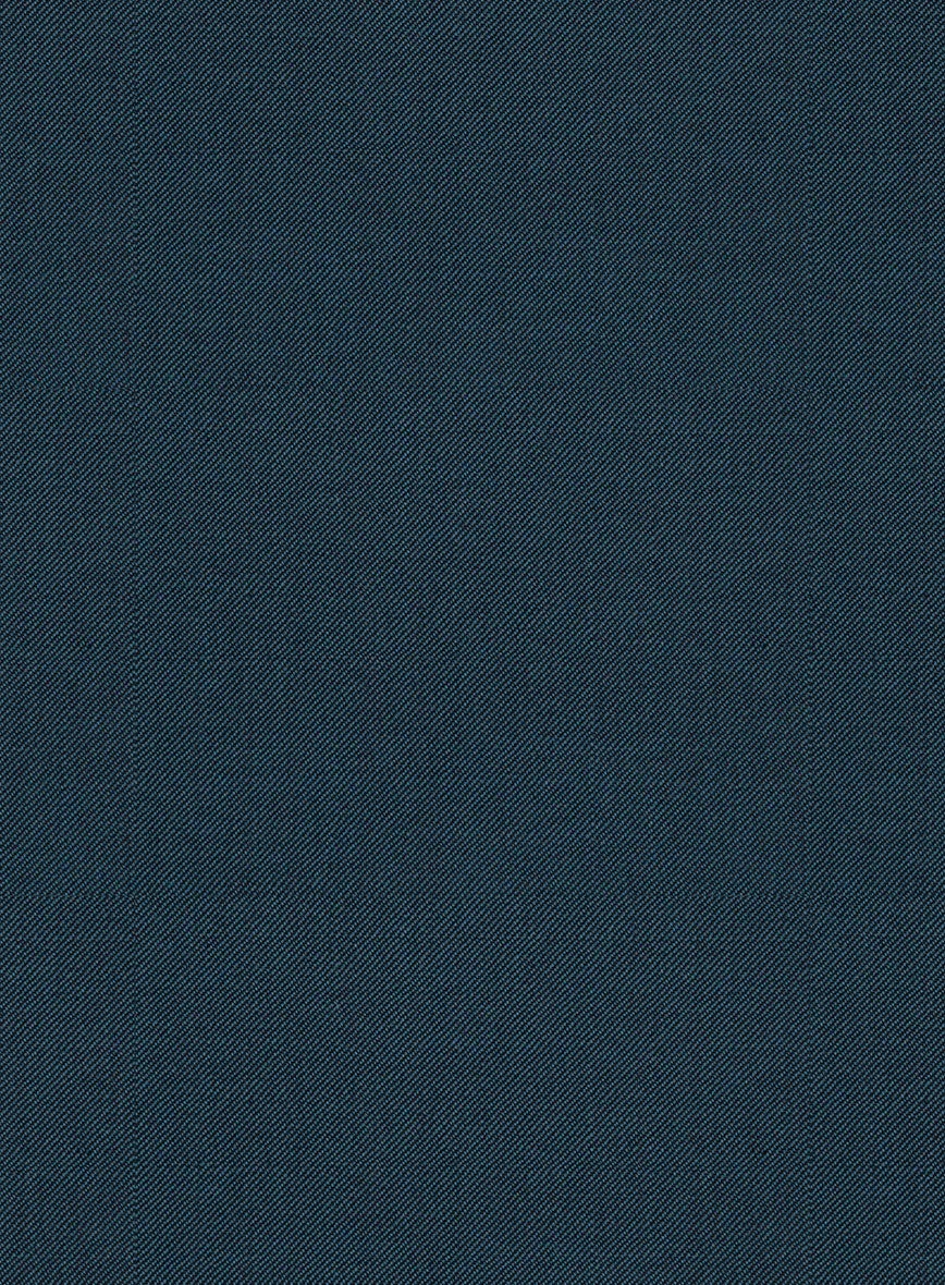 Reda Flexo Teal Blue Wool Suit