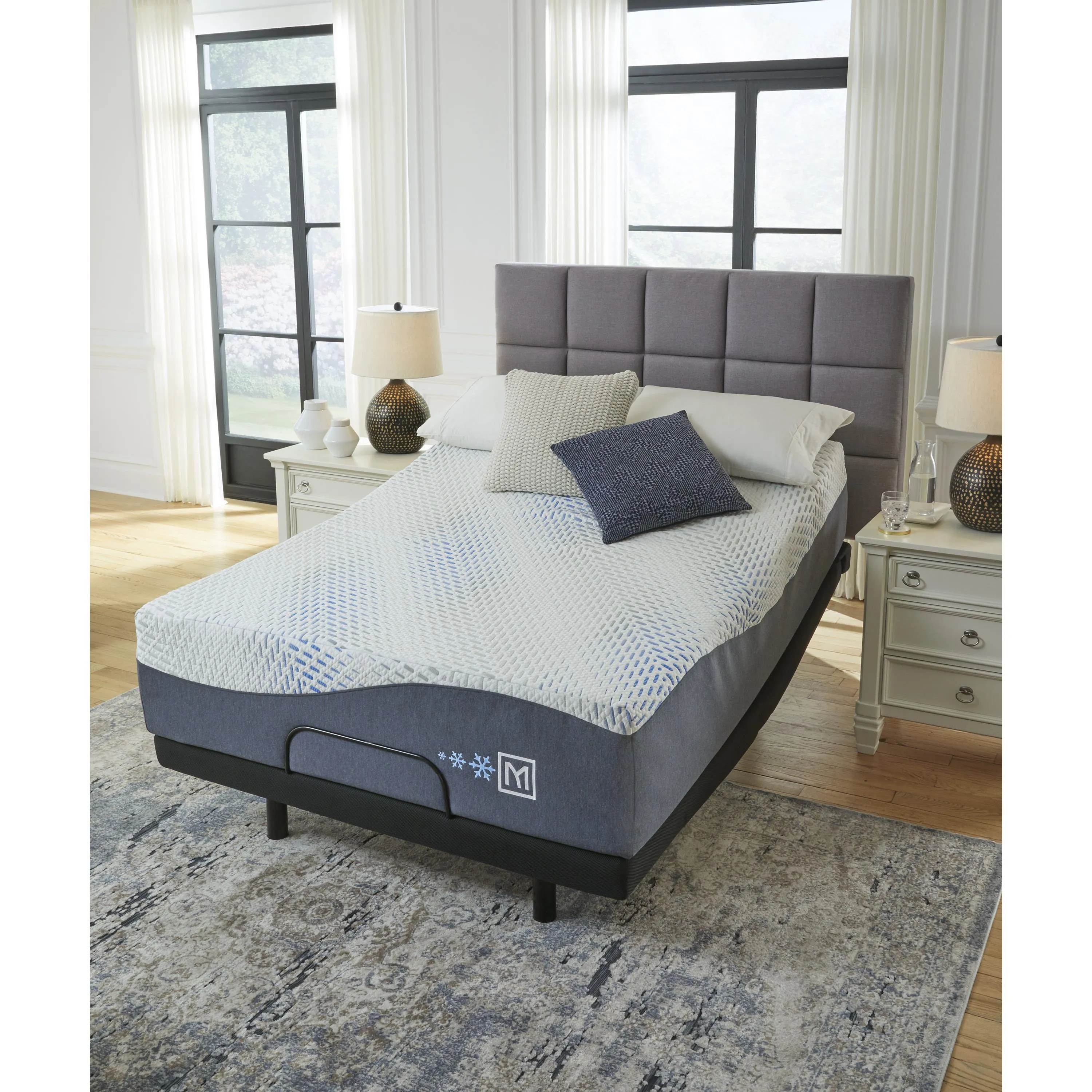 Sierra Sleep Millennium Cushion Firm Gel Memory Foam Hybrid M50731 Queen Mattress