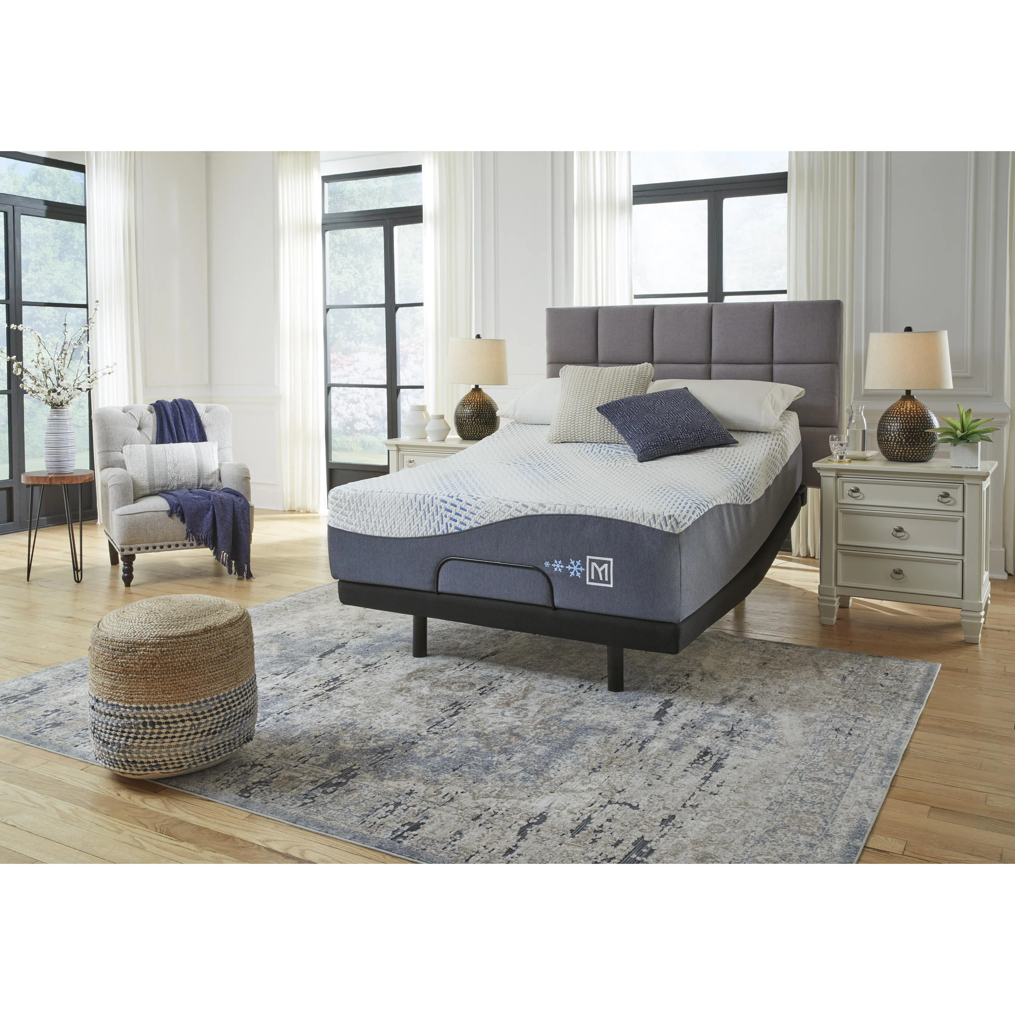 Sierra Sleep Millennium Cushion Firm Gel Memory Foam Hybrid M50731 Queen Mattress