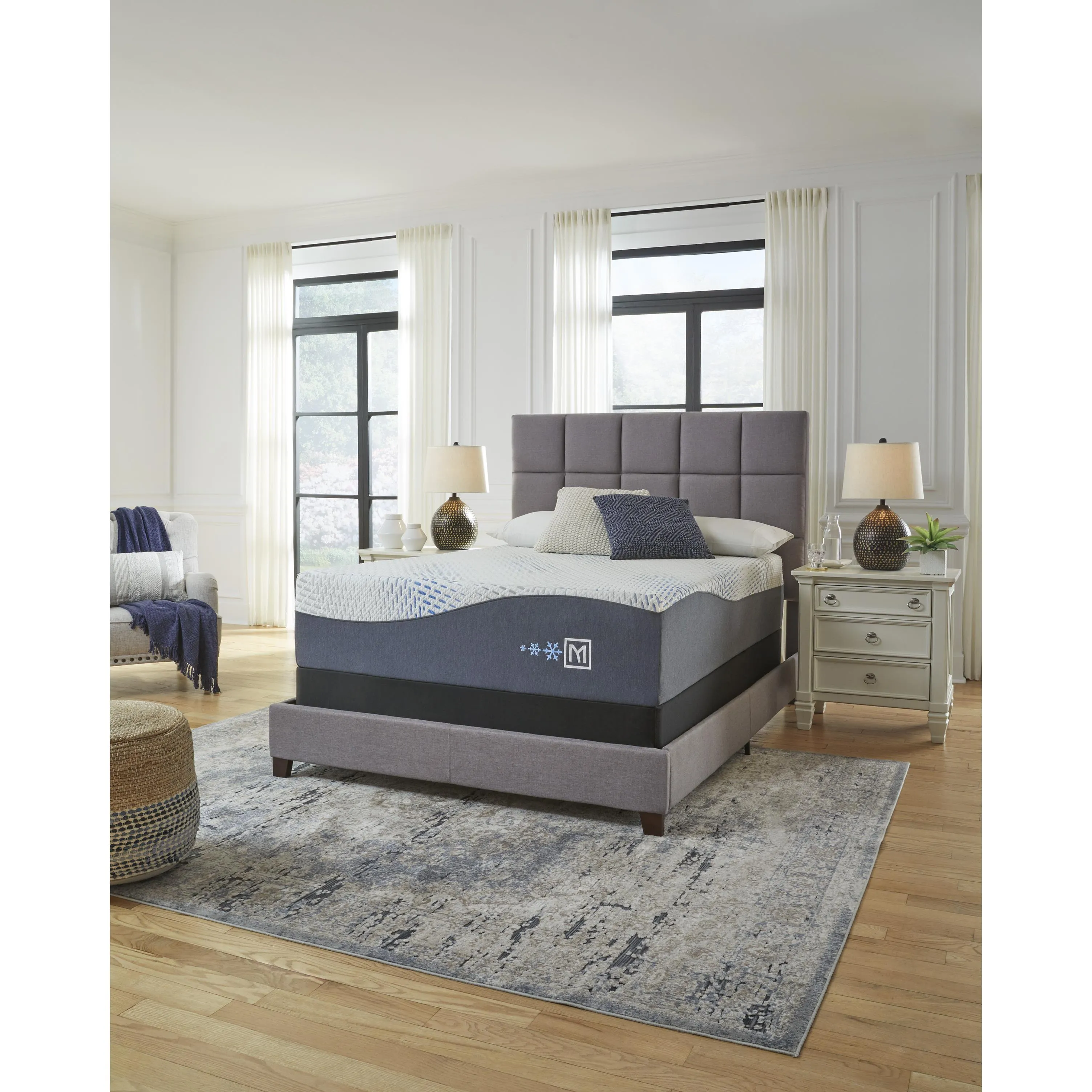 Sierra Sleep Millennium Cushion Firm Gel Memory Foam Hybrid M50731 Queen Mattress