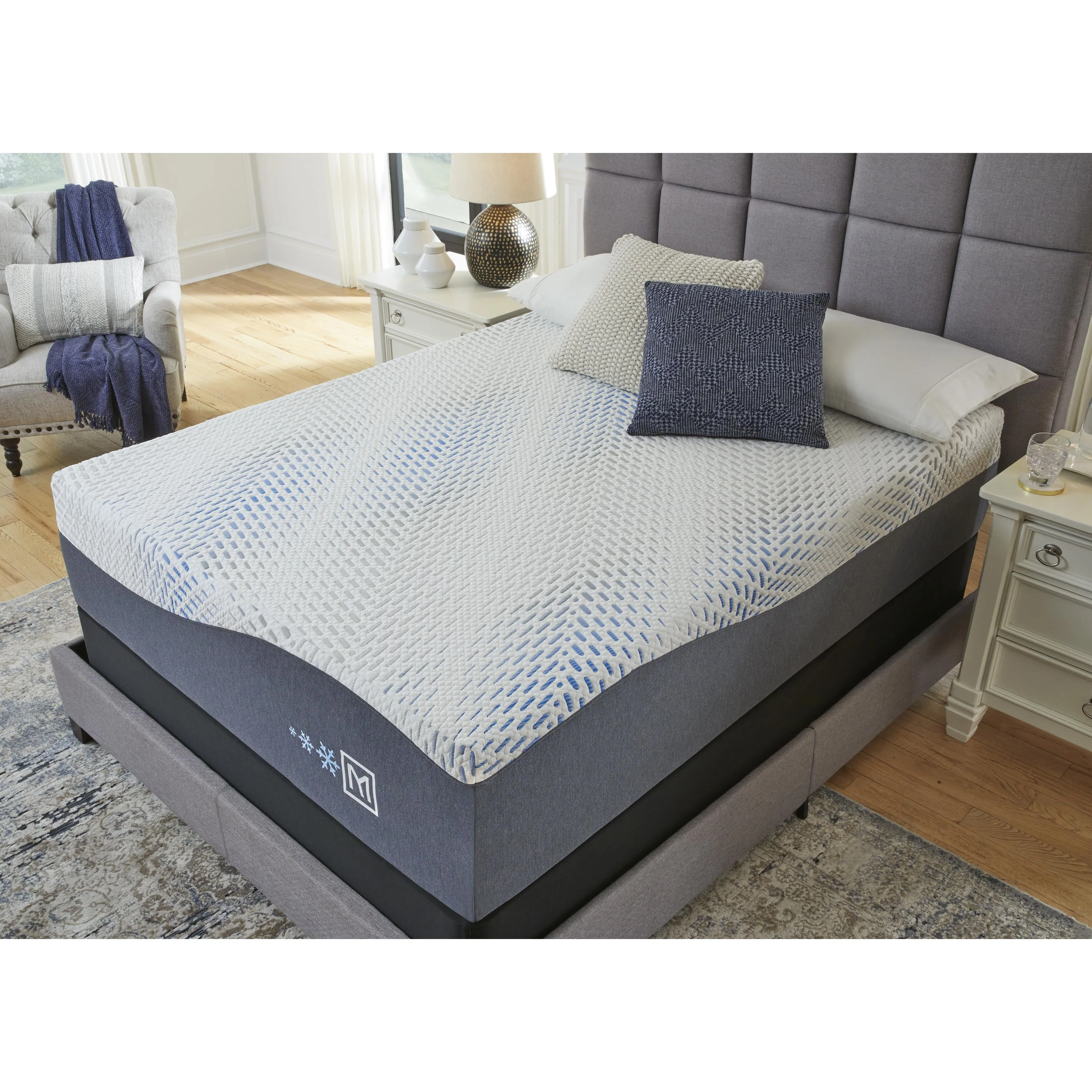 Sierra Sleep Millennium Cushion Firm Gel Memory Foam Hybrid M50731 Queen Mattress