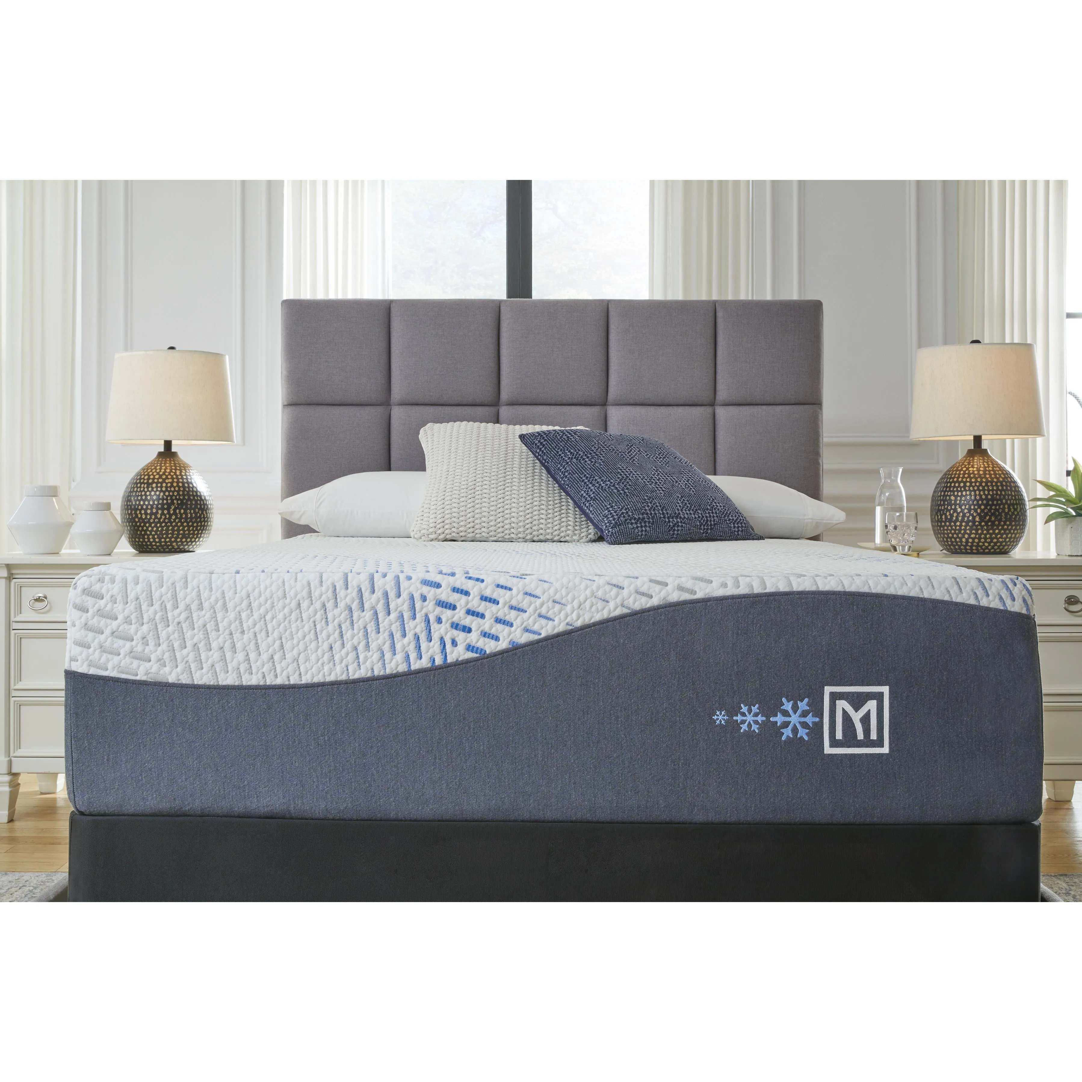 Sierra Sleep Millennium Cushion Firm Gel Memory Foam Hybrid M50731 Queen Mattress