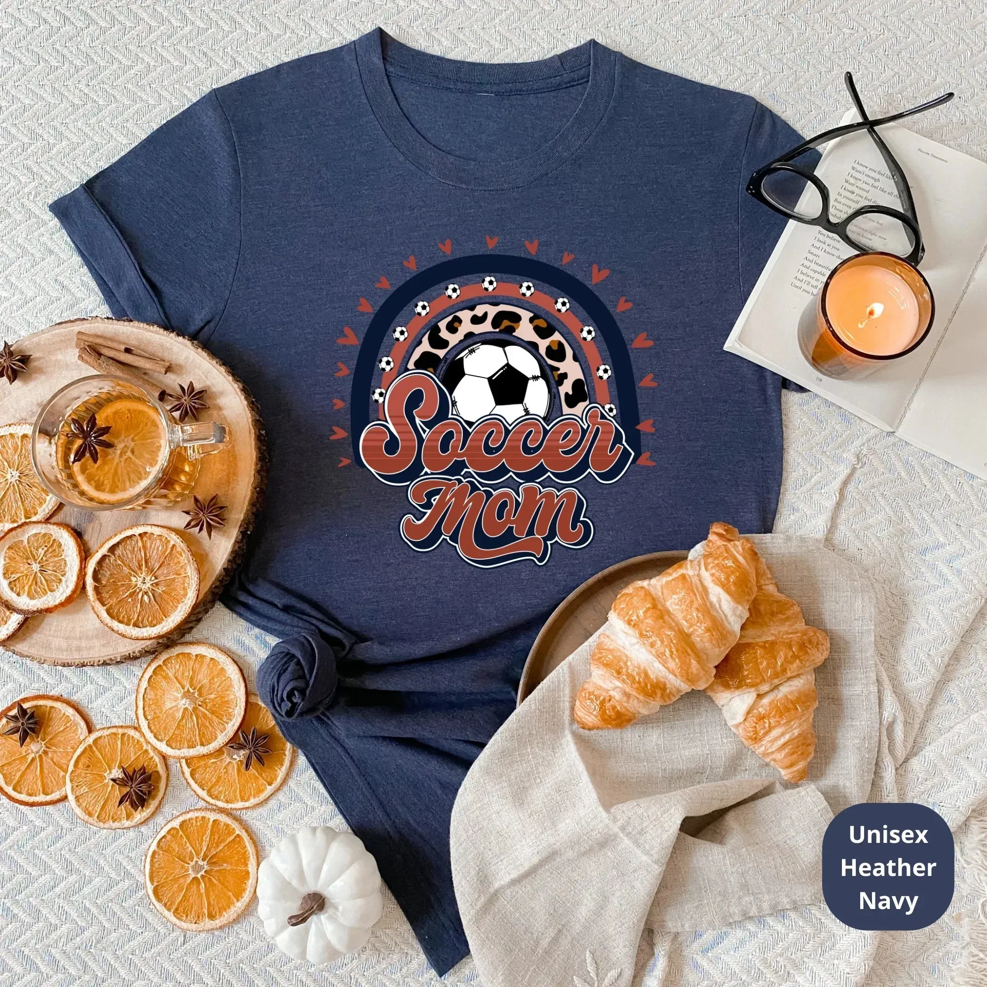 Soccer Mom Shirt, Soccer Ball T-shirt, Retro Soccer Mom