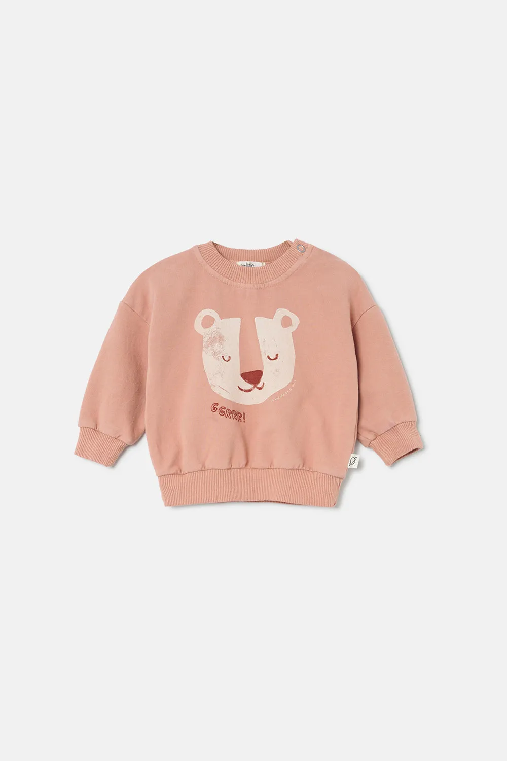 Soft-touch baby sweatshirt bear