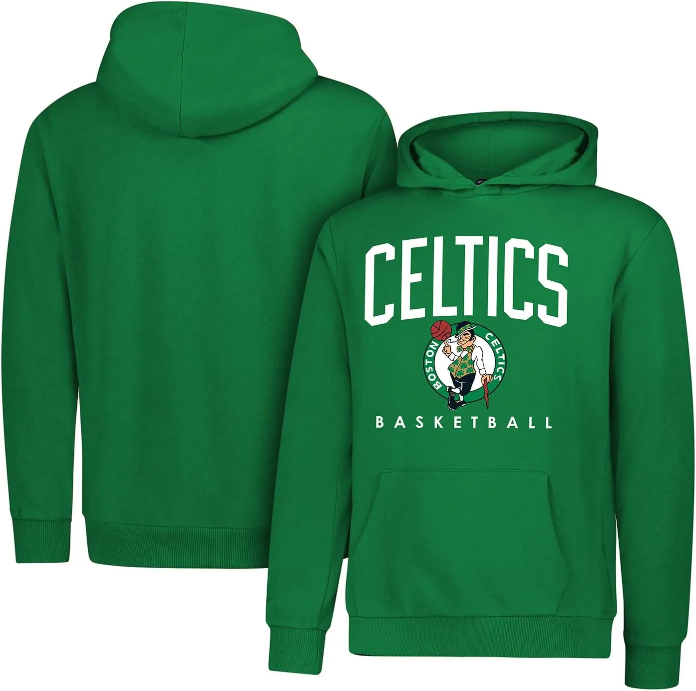 Ultra Game NBA Official Youth Super Soft Teamster Hoodie Sweatshirt, Boston Celtics, Team Color|Boston Celtics