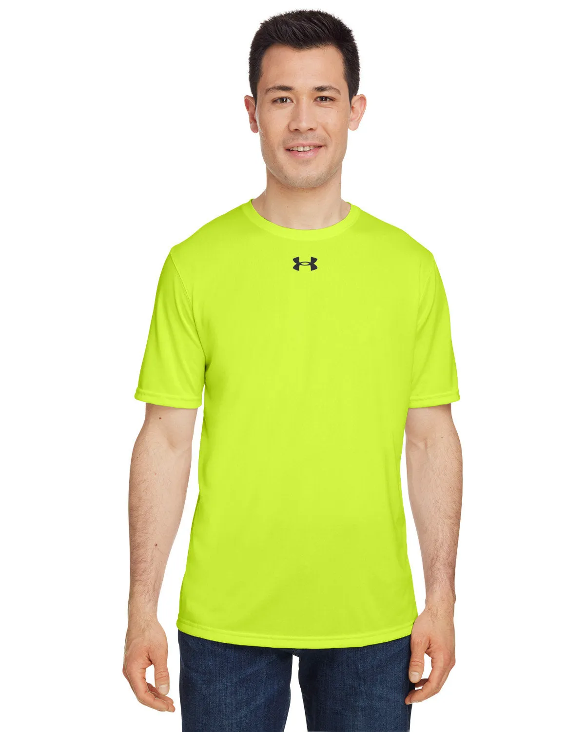 Under Armour Men's Tech Branded T-Shirts, High Yellow