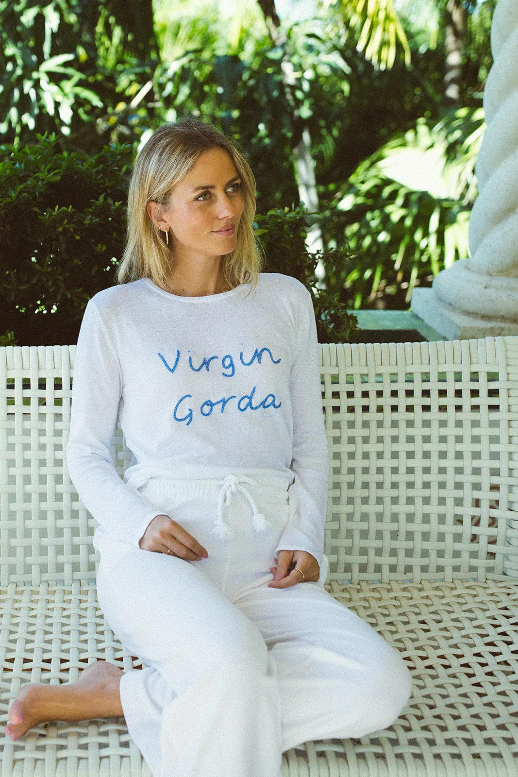 Virgin Gorda Sweater - White