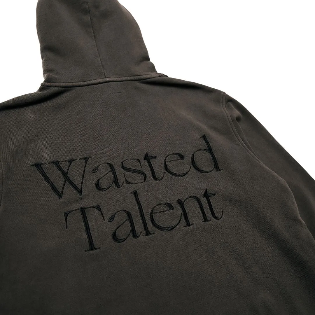 Wasted Talent Bellavista Hoodie - Washed Black