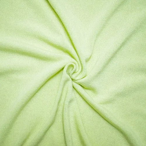 Wizard Green Semi-Opaque Jersey Knit Fabric