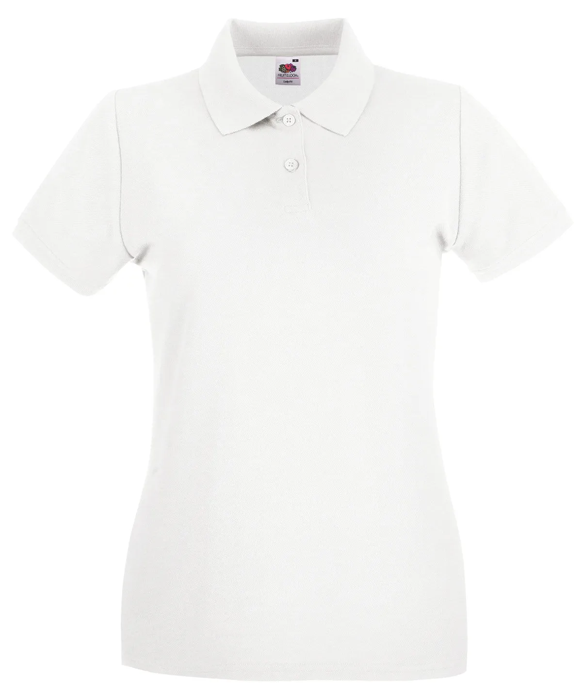 Womens premium polo | White