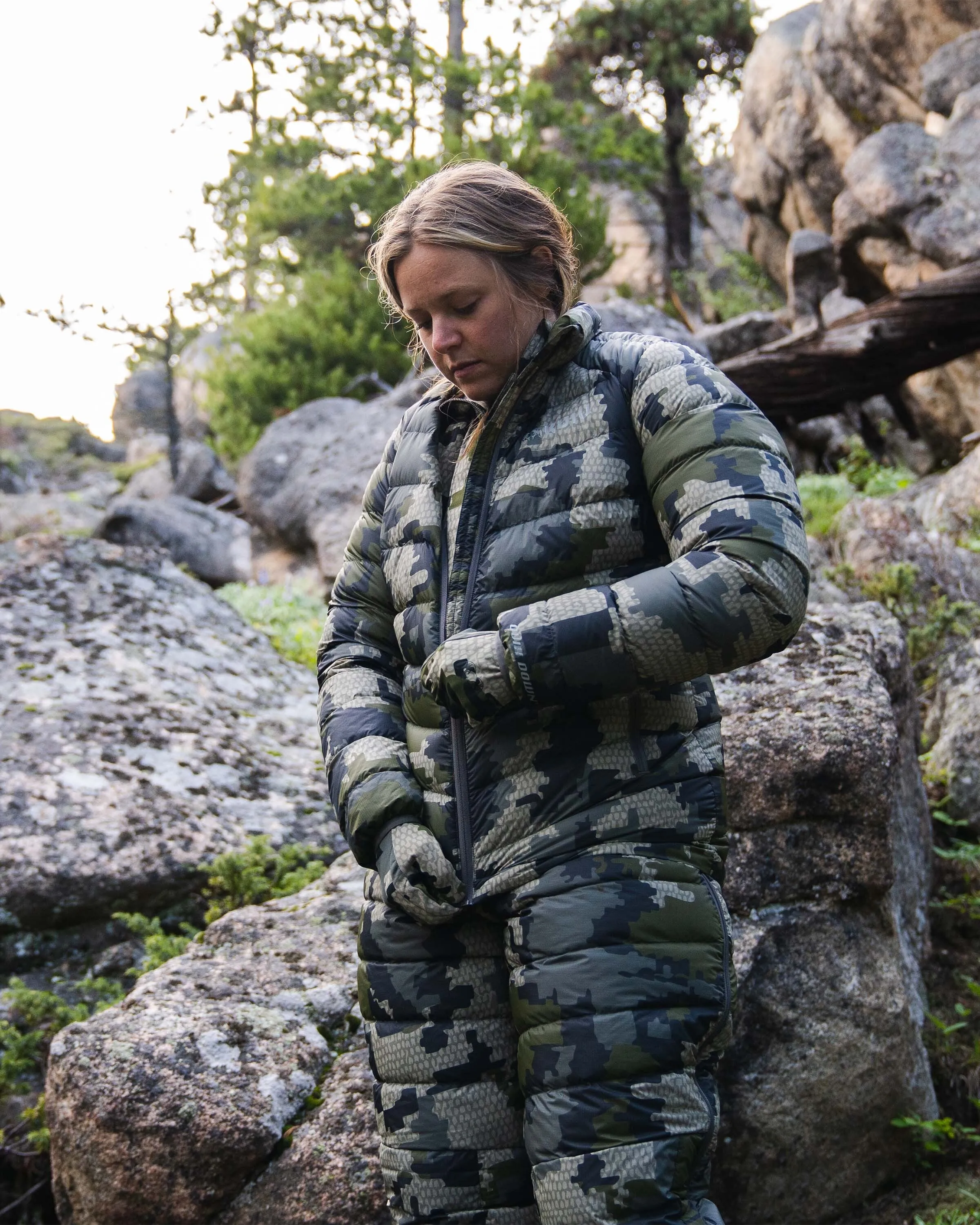 Women's Super Down LT Jacket | Khaki