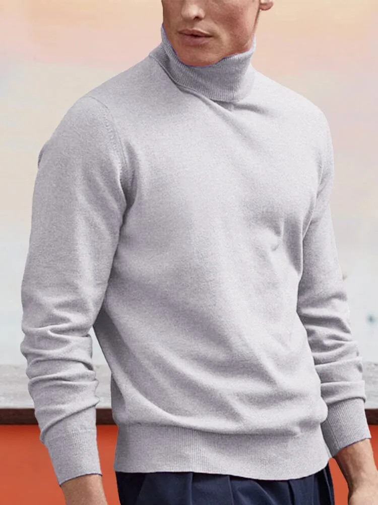 Wool Turtleneck Bottoming Sweater