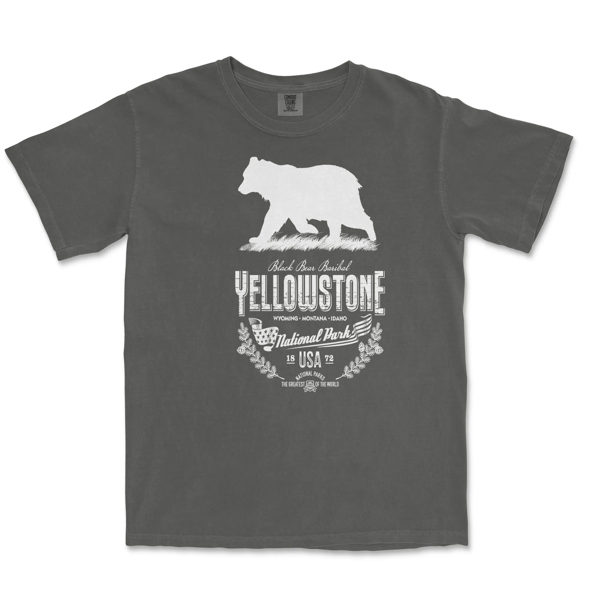 Yellowstone National Parks Bear Comfort Colors T Shirt