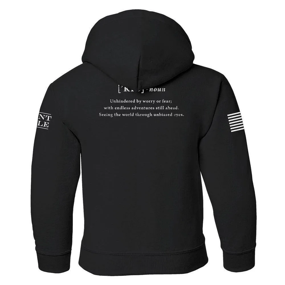 Youth Kid Defined Hoodie - Black